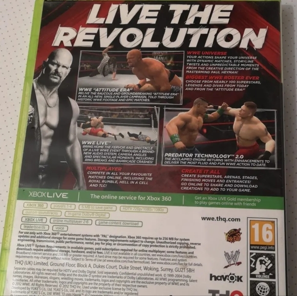 Used WWE '13 (Microsoft Xbox 360, 2012) - Picture 8 of 10